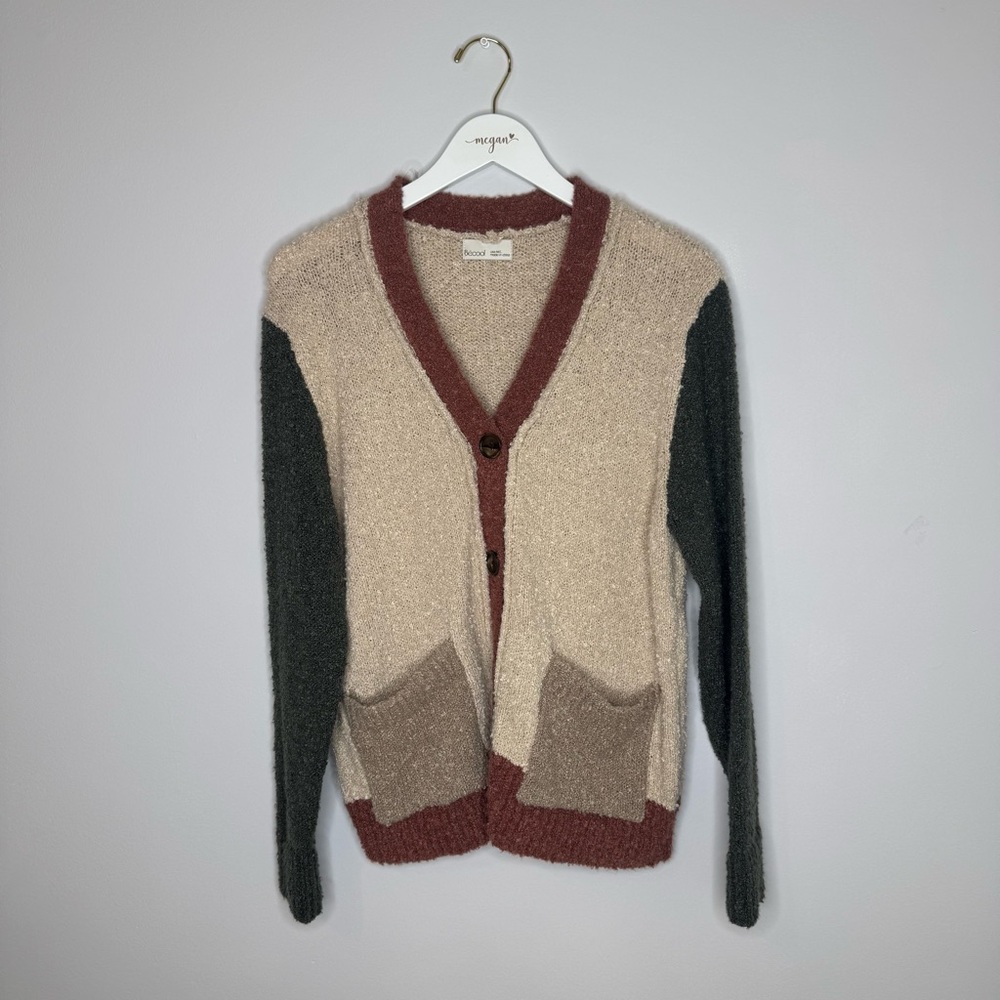 Bêcool | Colorblock Cardigan Sweater | Size M/L